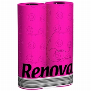 Renova Pink – Roze Toiletpapier – 6 Rollen