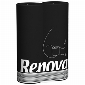 Renova Black – Zwart Toiletpapier – 6 Rollen