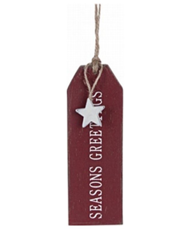 Deurhanger Seasons Greetings Rood