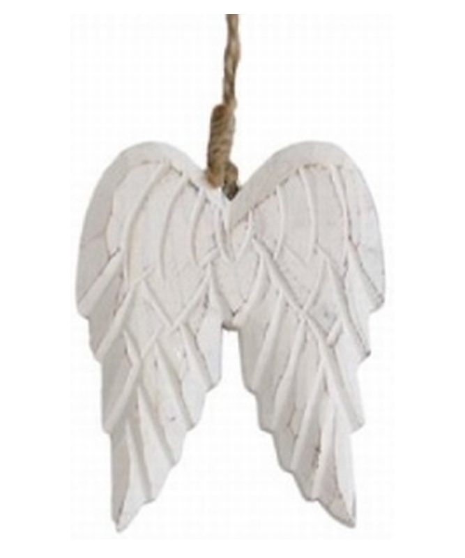 Hanger engelenvleugels wit
